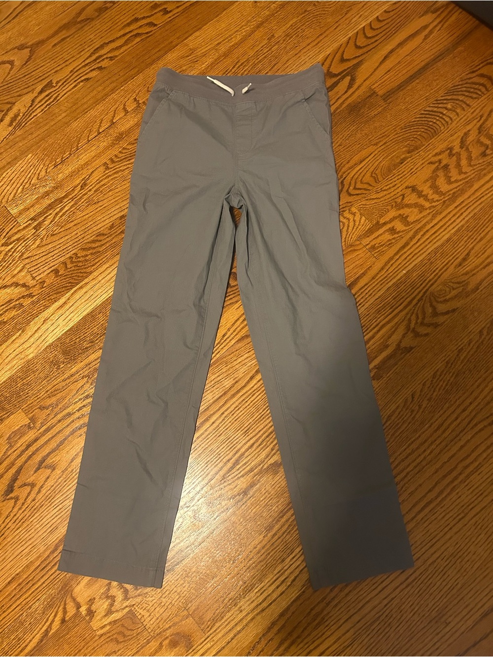 Lands' End Men's Light Gray Drawstring Chinos
